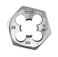 5/8-18 HEX RETHREADING DIE CARBON STEEL 1 7/16 ACROSS FLATS