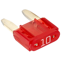 10 AMP RED MINI BLADE FUSE 5/PK