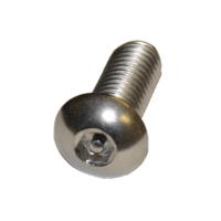 10-24 X 1 1/2 BUTTON HEAD SOCKET CAP SCREW ALLOY PLAIN TAMPER PROOF