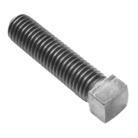 37C400KQH 3/8-16 X 4 SQUARE HEAD SET SCREW HALF DOG POINT CASE HARDENED PLAIN