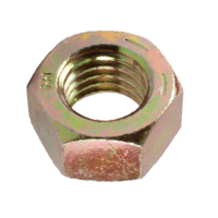 1-8 UNC HEX FINISH NUT GRADE 8 YELLOW ZINC PLATED