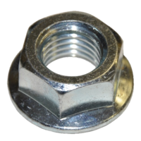 M10-1.5 UNC HEX FLANGE NUT CLASS 10 YELLOW ZINC PLATED