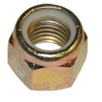 56FNNE8Z 9/16-18 UNF NYLON INSERT LOCK NUT GRADE 8 (C) YELLOW ZINC PLATED