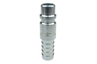 1/2&quot; BODY X 1/2&quot; BARB STEEL PLATED INDUSTRIAL CONNECTOR