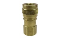 1/4&quot; BODY X 1/4&quot; FPT BRASS UNIVERSAL COUPLER