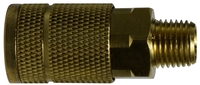 COI165 1/4" BODY X 3/8" MPT BRASS AUTOMOTIVE COUPLER