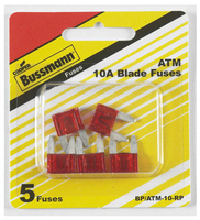 10 AMP RED MINI BLADE FUSE 5PK