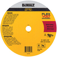 9&quot; X 5/64&quot; X 7/8&quot; T1 FLEXVOLT&#174; CERAMIC METAL CUTOFF WHEEL