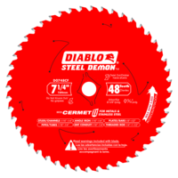 7 1/4&quot; X 48 TOOTH STEEL DEMON CERMET II SAW BLADE