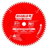 7 1/4&quot; X 70 TOOTH STEEL DEMON CARBIDE-TIPPED SAW BLADE