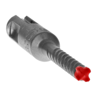 1/4" X 2" X 4" REBAR DEMON SDS-PLUS 4-CUTTER FULL CARBIDE HEAD HAMMER DRILL BIT