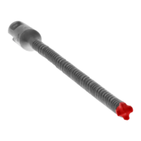 5/16" X 10" X 12" REBAR DEMON SDS-PLUS 4-CUTTER FULL CARBIDE HEAD HAMMER DRILL BIT