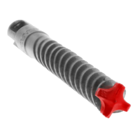 3/8" X 4" X 6" REBAR DEMON SDS-PLUS 4-CUTTER FULL CARBIDE HEAD HAMMER DRILL BIT