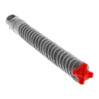 1/2" X 4" X 6" REBAR DEMON SDS-PLUS 4-CUTTER FULL CARBIDE HEAD HAMMER DRILL BIT