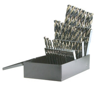 29PC HEAVY DUTY JOBBER SPLIT POINTDRILL  SET 1/16 - 1/2 BY 64THS