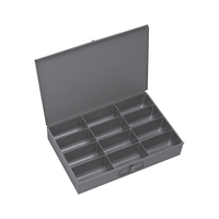 12 OPENING LARGE STEEL COMPARTMENT BOX