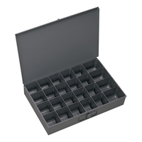 24 OPENING SMALL STEEL COMPARTMENT BOX