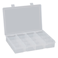 16 OPENING CLEAR PLASTIC COMPARTMENT BOX