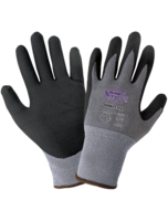 TSUNAMI GRIP LIGHTWEIGHT SEAMLESS NEW FOAM TECHNOLOGY PALM COATED GLOVES LARGE