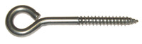 1/4&quot; X 3 3/4&quot; LAG THREAD EYE BOLT SS