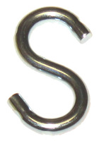 2&quot; S HOOK HEAVY OPEN  ZINC PLATED