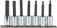 7PC 3/8 DRIVE HEX BIT SET