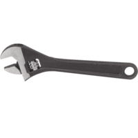 8 BLACK OXIDE ADJUSTABLE WRENCH