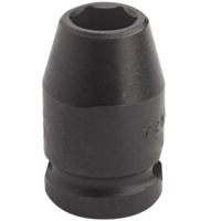 3/8 DRIVE IMPACT SOCKET 1/4 - 6 POINT