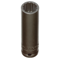 1/2 DRIVE DEEP IMPACT SOCKET 3/8 - 12 POINT