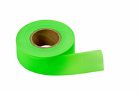 1 3/16 X 150&#39; GLO-LIME WEATHERPROOF FLAGGING TAPE - 3MM THICK