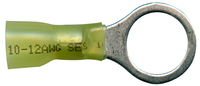 12-10 AWG  5/16 STUD YELLOW SEALED CRIMP RING TERMINAL