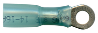 16-14 AWG #8 STUD BLUE SEALED CRIMP RING TERMINAL