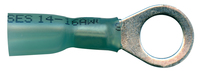 16-14 AWG 3/8 STUD BLUE SEALED CRIMP RING TERMINAL