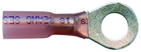 22-18 AWG 1/4 STUD RED SEALED CRIMP RING TERMINAL