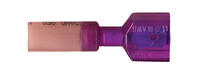 22-18 AWG .250 MALE RED FULLY INSULATED CRIMP SLIP-ON CONNECTOR