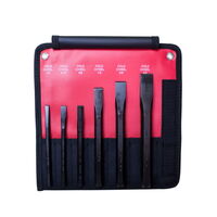 6PC COLD CHISEL SET - 1/4, 5/16, 3/8, 1/2, 5/8, 3/4