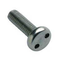 1/4-20 X 1 PAN HEAD SPANNER DRIVE MACHINE SCREW SS