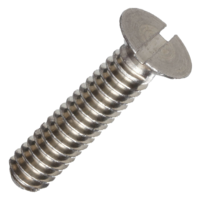 6C250MSFS 6-32 X 2 1/2 SLOTTED FLAT HEAD MACHINE SCREW SS