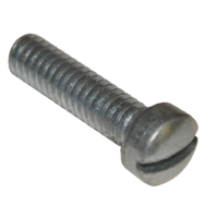 10-24 X 1 1/4 SLOTTED FILLISTER HEAD MACHINE SCREW ZINC PLATED