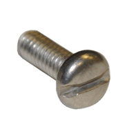 M10-1.5 X 30 SLOTTED PAN HEAD MACHINE SCREW SS