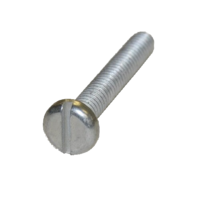 10-24 X 1 SLOTTED PAN HEAD MACHINE SCREW ZINC PLATED