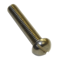 12C50MSRS 12-24 X 1/2 SLOTTED ROUND HEAD MACHINE SCREW SS