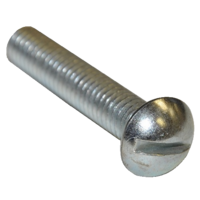 8C250MSRZ 8-32 X 2 1/2 SLOTTED ROUND HEAD MACHINE SCREW ZINC PLATED