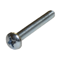 6C112MXPS 6-32 X 1 1/8 PHILLIPS PAN HEAD MACHINE SCREW SS