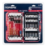 NORSKE 47PC IMPACT TORSION DRIVER &amp; DRILL BIT SET