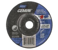 4&quot; X 1/4&quot; X 5/8&quot; GEMINI MINI DISC TYUPE T27 DEPRESSED CENTER GRINDING WHEEL