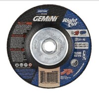 4 1/2&quot; X .045&quot; X 5/8-11 GEMINI RIGHTCUT TYPE T27/T42 A46 CUTOFF WHEEL