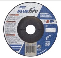 NOR66252843218 5" X 1/4" X 7/8" BLUE FIRE TYPE 27 DEPRESSED CENTER GRINDING WHEEL