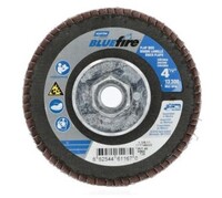 NOR66254461167 4 1/2" X 5/8" BLUEFIRE TYPE 29 40 GRIT FLAP DISC