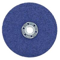 NOR66261138796 5" X 7/8" 36 GRIT BLUEFIRE FIBER F826P QC DISC SPEED CHANGE ZA